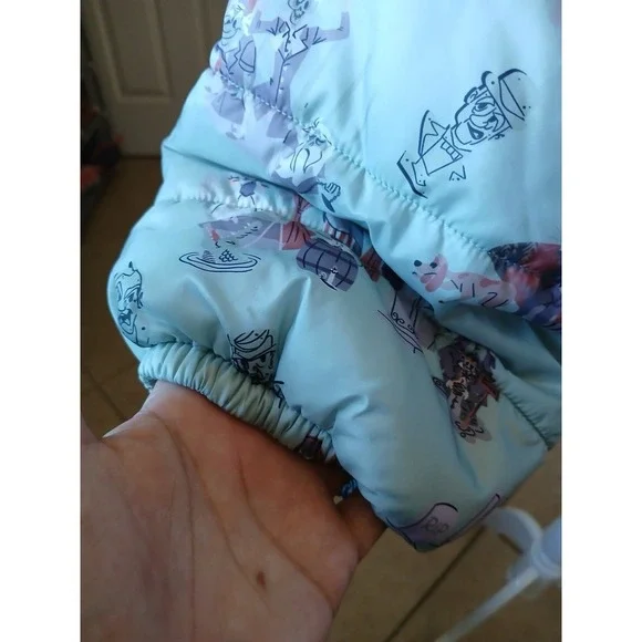 Disney Parks Haunted‎ Mansion Sherpa Puffer Women's  Jacket Plus Size 2X - Picture 6 of 16